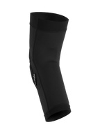 Alpinestars A-Motion Plasma Kniebandage, Schwarz, MTB-Knieschützer, atmungsaktives Mesh-Gewebe mit ergonomischem, vorgeformtem Design, schlanke Slip-on-Manschette für Mountainbiking