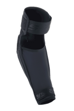 Alpinestars A-Impact Plasma Elite Ellbogenschützer, Schwarz, mit doppeltem Riemenverschluss, vorgeformtem ergonomischem Design, Mesh- und Ripstop-Textilkonstruktion, Hochleistungsschutz für Mountainbike-Fahrten
