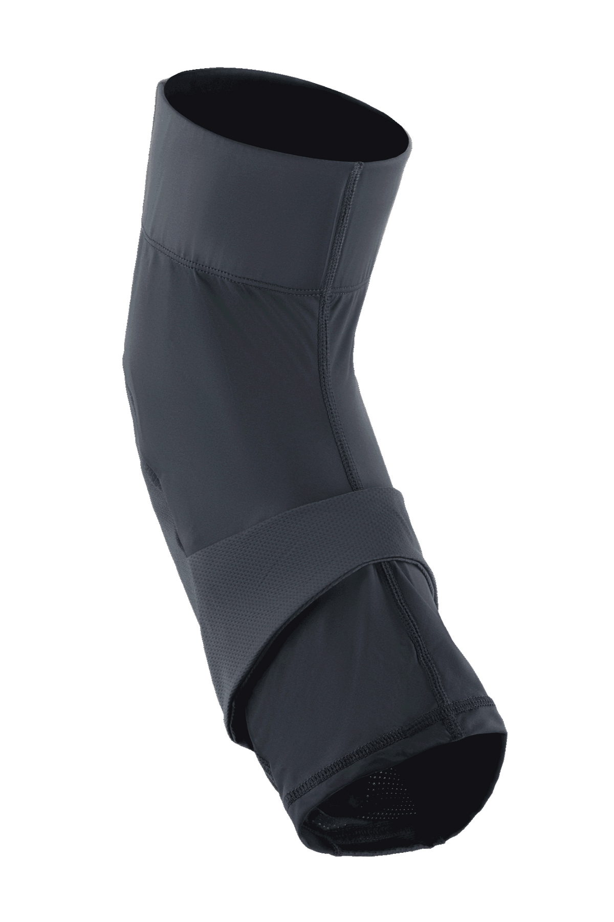 Alpinestars A-Motion Plasma Pro Knieschützer, MTB-Knieschoner, Schwarz, Slip-On-Konstruktion mit ergonomisch vorgeformtem Design, zentrales Kompressionsband und atmungsaktive Stretch-Mesh-Einsätze