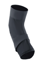 Alpinestars A-Motion Plasma Pro Knieschützer, MTB-Knieschoner, Schwarz, Slip-On-Konstruktion mit ergonomisch vorgeformtem Design, zentrales Kompressionsband und atmungsaktive Stretch-Mesh-Einsätze