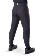 Alpinestars A-Dura Thermal Pant, Mountain Bike Pants, Black, rear view showing zippered pockets and branding on the waistband, tapered fit for cold-weather cycling