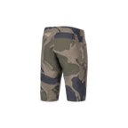 Alpinestars A-Dura Camo Liner Shorts, Men's MTB Cycling Shorts, Camo and Brown, rear view showing durable 2-way stretch fabric and zippered pocket details