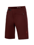 Alpinestars A-Dura Ride Liner Shorts in Bordeaux, MTB-Hose aus 4-Wege-Stretch mit Ratschenverschluss und Seitentaschen.
