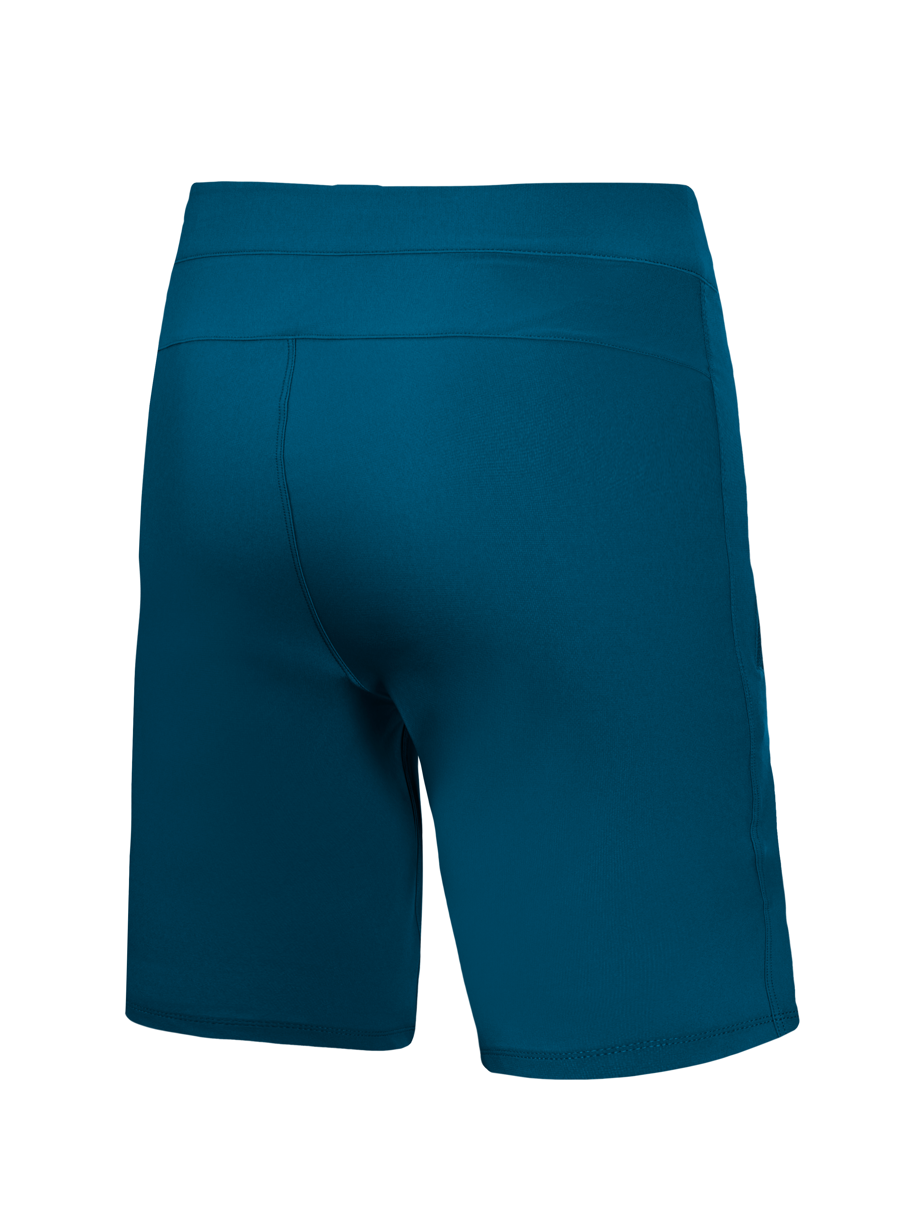 Alpinestars A-Dura Ride Liner Shorts in blue-green, rear view of durable technical MTB shorts with stretch fabric.