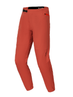 Alpinestars A-Dura Elite Hose, MTB-Mountainbike-Hose, Dunkelorange, aus 4-Wege-Stretch-Cordura-Gewebe, Ratschenverschluss vorne, seitliche Reißverschlusstasche und elastische Knöchelbündchen