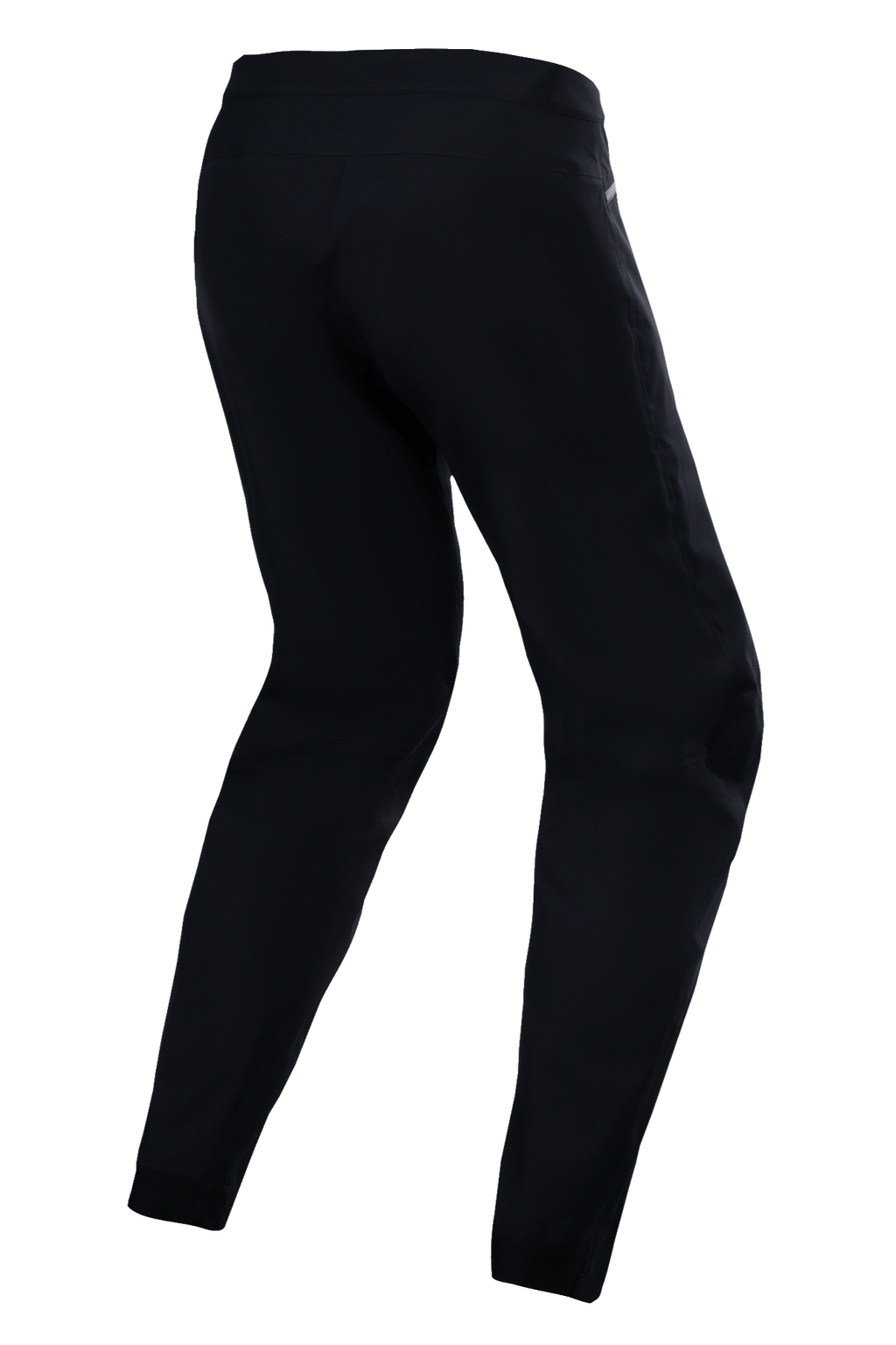 Alpinestars Stella A-Dura Wasserdichte Hose für Damen, MTB-Hose, Schwarz, Dreiviertel-Rückansicht, mit wasserdichter 3-Lagen-Membran und 4-Wege-Stretch-Gewebe für Trailfahrten