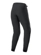 Alpinestars Stella A-Dura Damen-Hose, MTB-Radhose, Schwarz, Rückansicht mit ergonomischer Konstruktion, schmal zulaufender Passform und strapazierfähigem 2-Wege-Stretch-Gewebe für Mountainbiking.