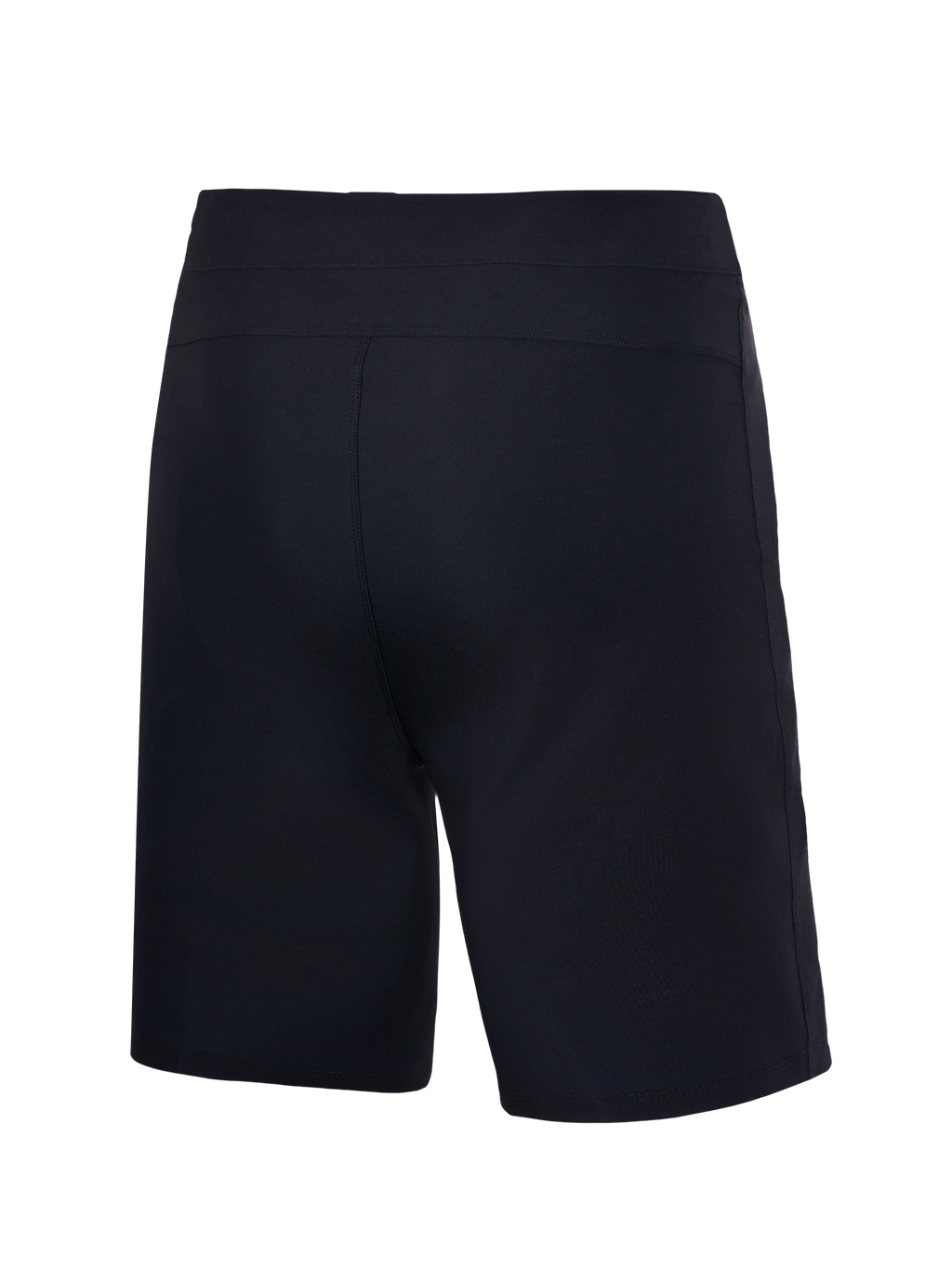 Youth A-Dura Ride Shorts in black, rear view, durable mountain bike apparel with 4-way stretch fabric and regular fit