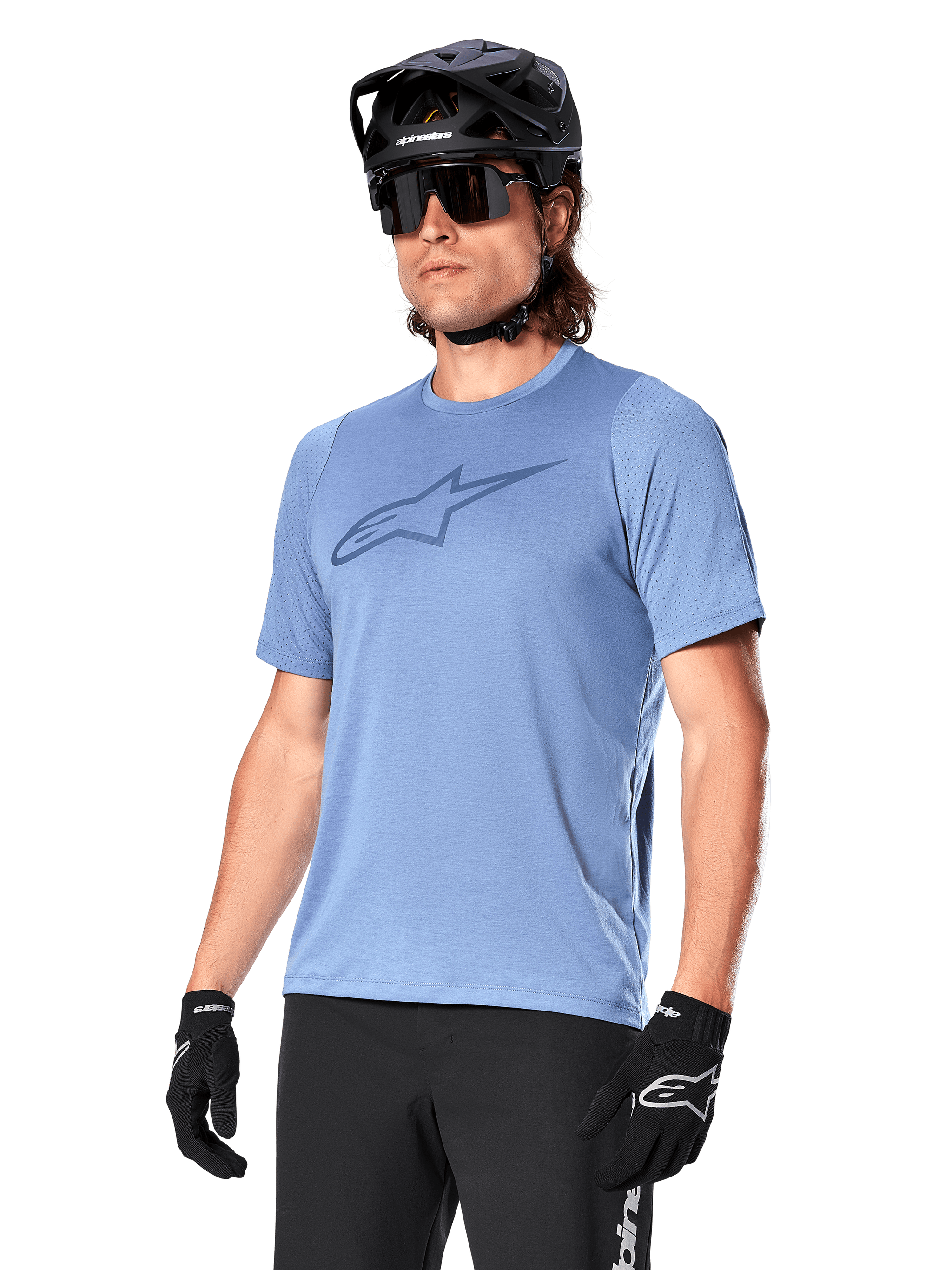 mountainbike trikot L / Unendlich Blau