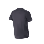 Alpinestars A-Dura Switch Short Sleeve Jersey, Back View, Black, mountain bike jersey featuring a drop tail hem and moisture-wicking fabric, casual performance design for trail riding