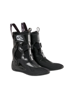 Alpinestars Tech 10 Enduro Inner Booties, black technical footwear inserts, featuring mesh and synthetic construction, Alpinestars and Enduro branding on the ankle, pull tabs for easy entry, designed for motocross and enduro racing support