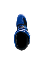 Alpinestars Yamaha Tech 7 Stiefel, Motocross-Stiefel, Blau, Schwarz und Weiß, Draufsicht mit Innenöffnung und verstellbarem Schnallensystem, Hochleistungs-Schutzausrüstung für den Offroad-Rennsport