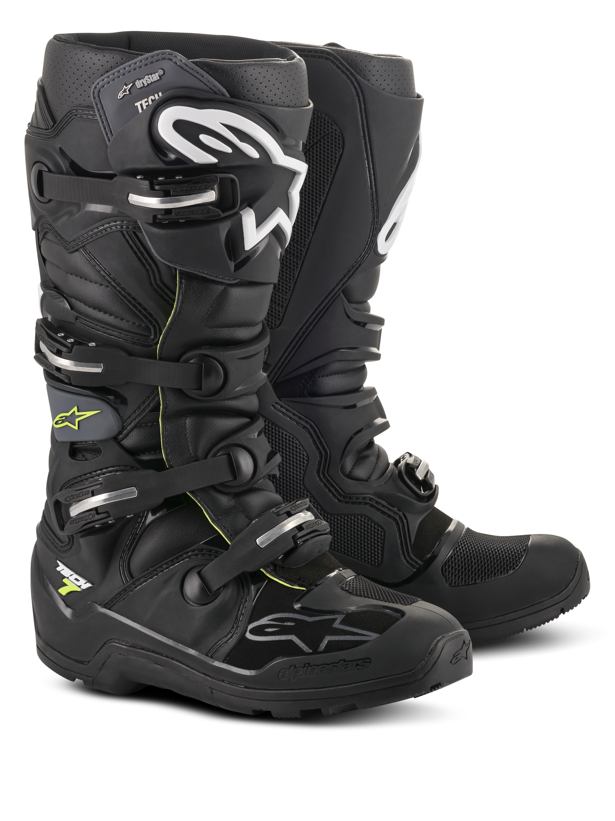 Alpinestars Tech 7 Enduro Drystar Crosslaarzen Zwart Alpinestars Tech 7 Enduro Drystar Crosslaarzen Zwart