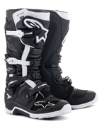 Alpinestars Tech 7 Enduro Drystar® Stiefel, Offroad-Motorradstiefel, Schwarz und Weiß, mit wasserdichter Membran, Schnallenverschlusssystem und einer robusten enduro-spezifischen Sohle für Offroad-Performance.