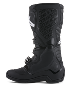 Alpinestars Tech 5 Stiefel, Motocross-Stiefel für Offroad, Schwarz, mit TPU-Schienbeinplatte und biomechanischem Pivot-System.