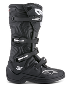 Alpinestars Tech 5 Stiefel, Motocross-Stiefel Unisex, Schwarz, CE-zertifiziert, Mikrofaser und TPU mit Aluminiumschnallen