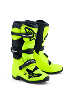 Alpinestars Youth Tech 7S Boots, Yellow Fluo and Black, professional youth motocross racing gear.