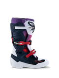 Alpinestars Jugend Tech 7S Stiefel, Kinder-Motocross-Stiefel in Blau, Weiß und Rot mit TPU-Schutz und Pivot-System.