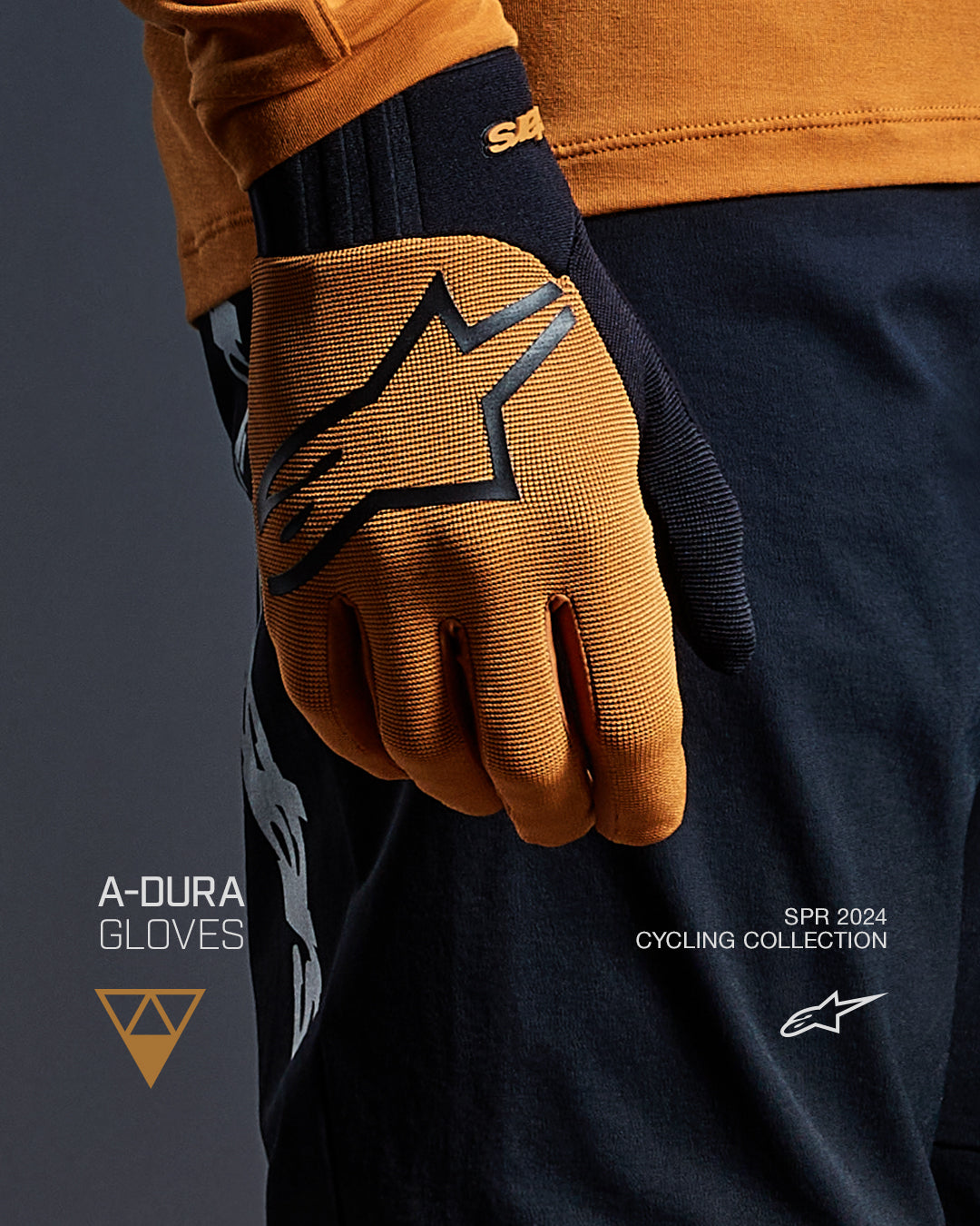 alpinestars handschuhe mtb A-Dura - Schwarz MTB Handschuhe