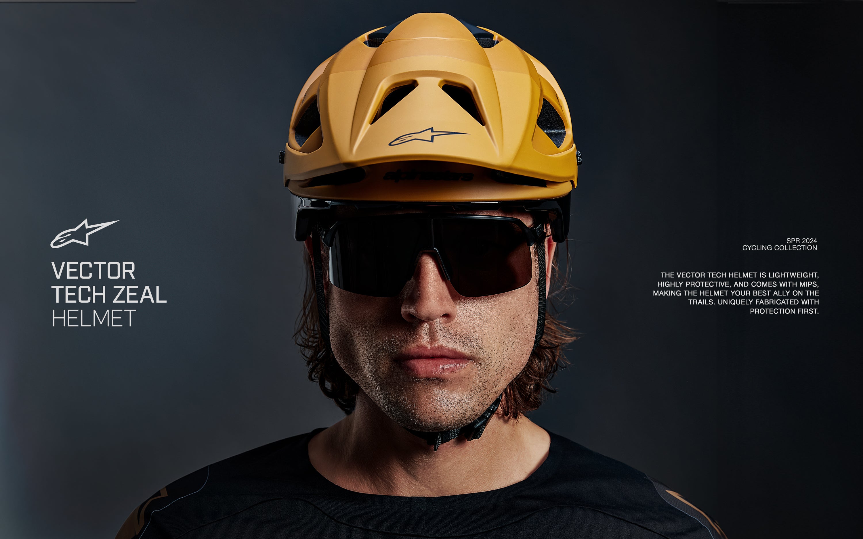 fahrradhelm mit augenschutz Vector Tech Zeal - Schwarz Radsport Helm