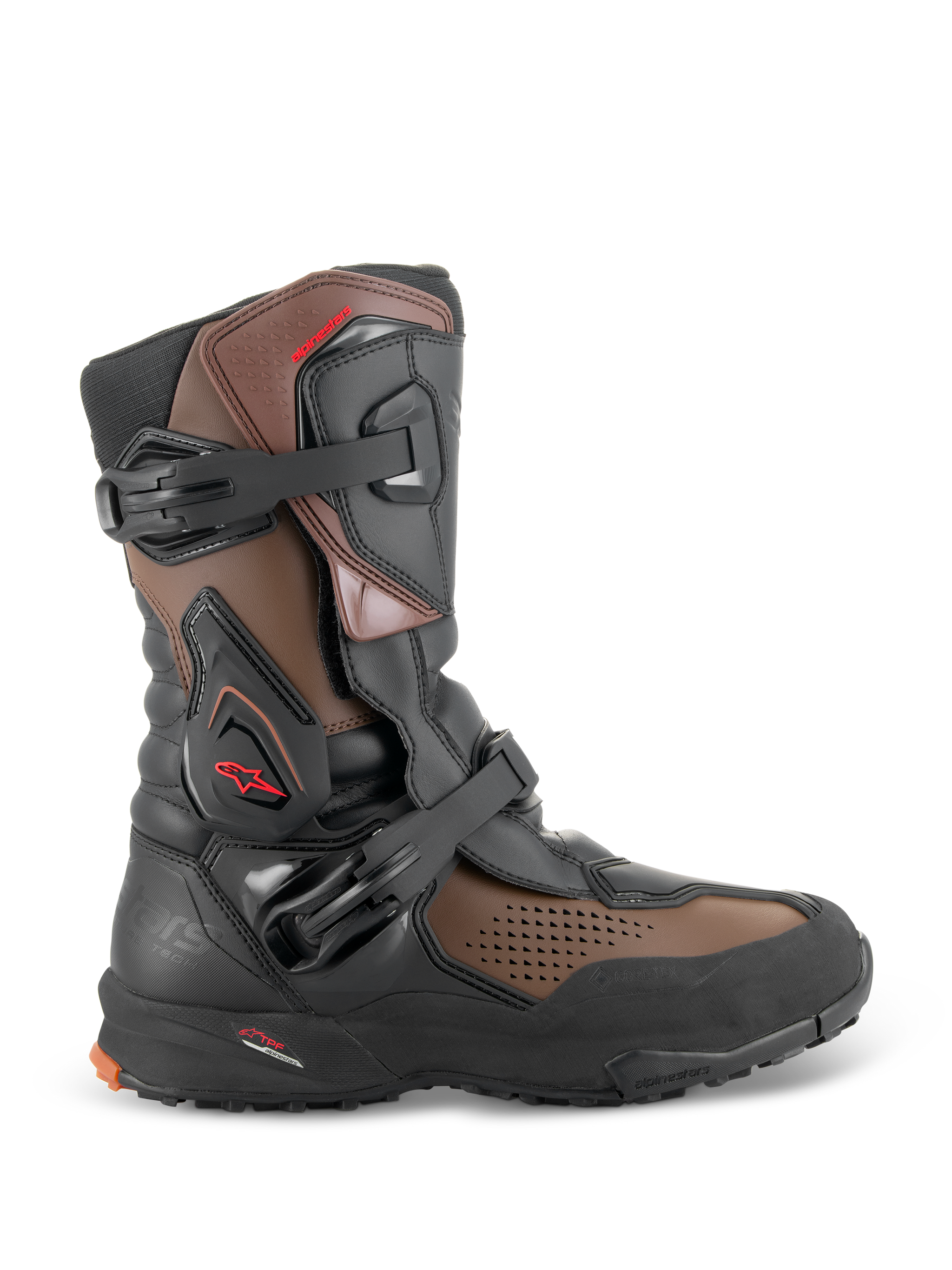 東山ピステ size XL XT-8 GORE-TEX - Black Brown Motorcycle Boots | Alpinestars®