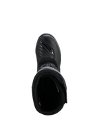 Alpinestars Corozal V2 Adventure Drystar® Stiefel, schwarzer Adventure-Motorradstiefel aus der Draufsicht mit strukturiertem Schaltpolster und hoch geschnittenem Schutzdesign