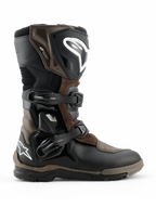 Alpinestars Corozal V2 Adventure Drystar Stiefel, Motorrad-Adventure-Touring-Stiefel, Braun und Schwarz, wasserdichte Konstruktion mit verstellbaren Schnallenriemen, verstärkter Knöchel- und Schienbeinschutz, robuste Profilsohle für Grip in jedem Gelände