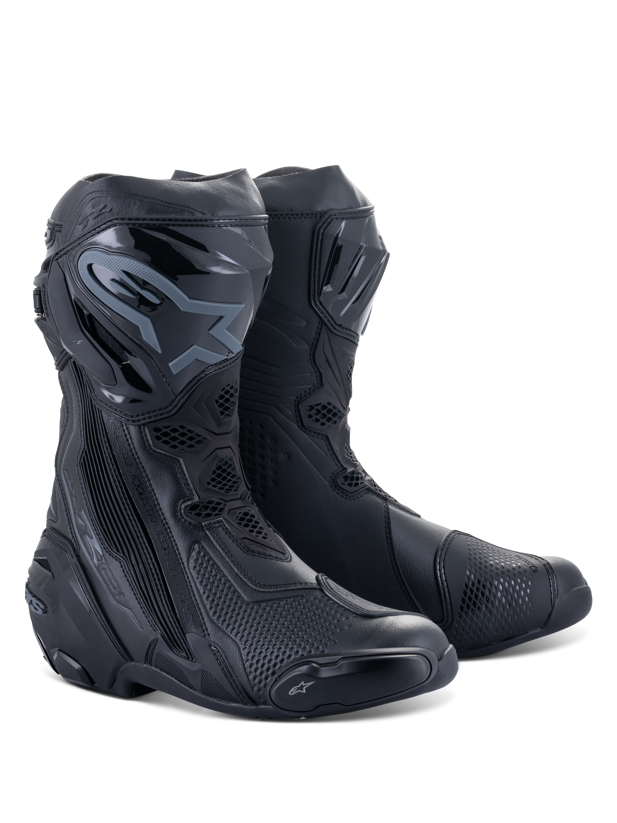 Alpinestars SUPERTECH R Black 25.5 ブーツ Supertech R Boots - BLACK RACING/SPORT Boots | Alpinestars