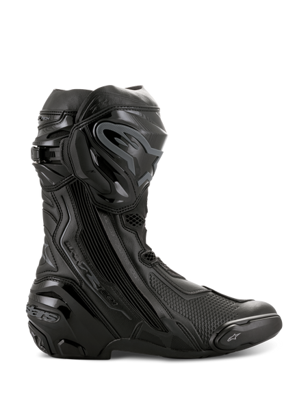 Supertech R - Black Motorcycle Boots | Alpinestars®