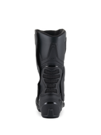 Alpinestars SMX-6 V3 Boots, Performance Motorcycle Boots, Black, rear view showing the reinforced heel, 3D mesh back flexion zone, and sleek ergonomic design for track and street riding