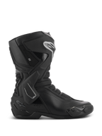 Alpinestars Stella SMX-6 V3 Drystar Boots, Women's Motorcycle Boots, Black with Silver accents, waterproof Drystar membrane, featuring TPU shin plate, ankle protection, and toe slider, performance riding gear