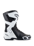 Alpinestars Stella SMX-6 V3 Drystar® Stiefel, Damen-Motorradstiefel, Weiß und Schwarz, Seitenansicht mit wasserdichter Drystar®-Technologie, TPU-Schienbein- und Knöchelschutz, Mesh-Flexibilitätszonen und ergonomischem Sport-Riding-Design