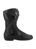 Alpinestars SMX-6 V3 GORE-TEX Stiefel, Schwarz und Dunkelgrau, wasserdichte Performance-Motorradstiefel, mit seitlicher TPU-Knöchelstütze und Schienbeinplatte, ergonomische Mikrofaser-Konstruktion mit 3D-Mesh-Einsätzen, GORE-TEX Logo an der Seite, spezialisiertes Schuhwerk für Rennstrecke und Straße