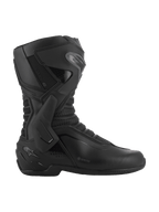 Alpinestars SMX-6 V3 GORE-TEX Stiefel, Schwarz und Dunkelgrau, wasserdichte Performance-Motorradstiefel, mit seitlicher TPU-Knöchelstütze und Schienbeinplatte, ergonomische Mikrofaser-Konstruktion mit 3D-Mesh-Einsätzen, GORE-TEX Logo an der Seite, spezialisiertes Schuhwerk für Rennstrecke und Straße