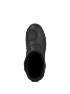Alpinestars Web GORE-TEX Boots, Black Motorcycle Touring Boots, top-down view showing the interior opening and textured shift pad, durable leather construction for road riding