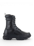 Alpinestars Ava Stiefel, Damen-Motorradstiefel, Urban, Schwarz, robustes Vollleder mit markanter erhöhter Sohle.