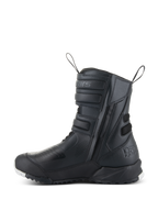 Alpinestars Stella RT-7 Touring Drystar® Damenstiefel, Motorrad-Tourenstiefel für Damen, Schwarz, Seitenansicht mit Doppelreißverschluss-Einstieg, Klettverschluss-Riemen, verstärkten Schutzzonen und robuster Sohle für Adventure-Fahrten