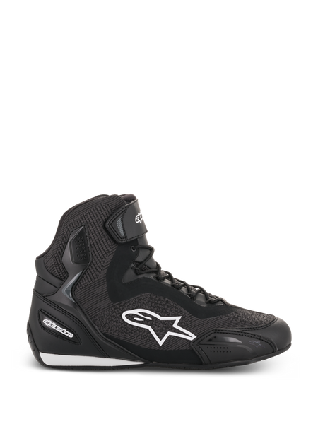 Faster-3 Rideknit® - Black Motorcycle Shoes | Alpinestars®
