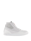 Alpinestars Stated Schuhe, Urbane Motorradschuhe für Herren, Weiß und Grau, mit Nubukleder und vulkanisierter Gummisohle.