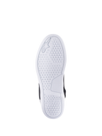 Alpinestars Chrome Drystar® Shoes, Bottom view of the sole, White, featuring a hexagonal grip pattern for traction, embossed Alpinestars logo and branding, casual urban motorcycle riding shoe