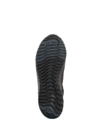 Alpinestars CR-X Drystar® Riding Shoes, Motorradschuhe, Schwarz, Unteransicht der Außensohle mit asymmetrischer Stollenkonfiguration, ölbeständiger Gummimischung und Alpinestars-Branding.