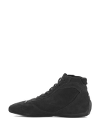Alpinestars SP V2 Schuhe, Auto-Rennschuhe, Schwarz, schlankes High-Top-Profil mit hochwertigem Wildleder-Obermaterial und dünner Gummisohle, entwickelt für präzises Pedalgefühl im Motorsport