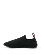 Alpinestars Tech Gaming-Schuhe, Sim-Racing-Schuhe, Schwarz, nahtloses gestricktes Stretch-Obermaterial, ultradünne Gummiaußensohle, hintere Zuglasche mit rotem Detail, leichtes sockenähnliches Design für Sim-Racing-Performance