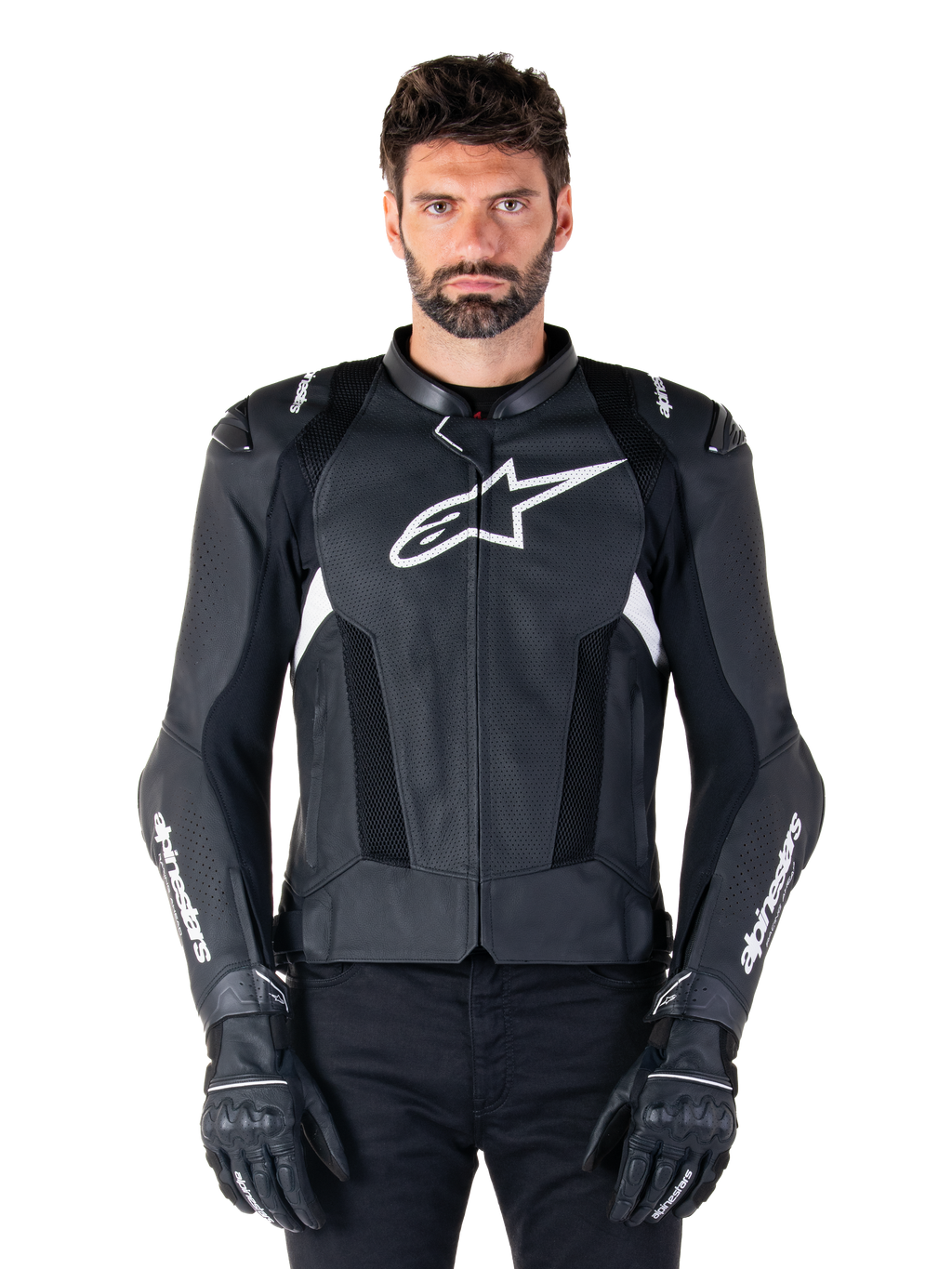 Missile V3 Airflow - Black Motorcycle Jacket | Alpinestars®