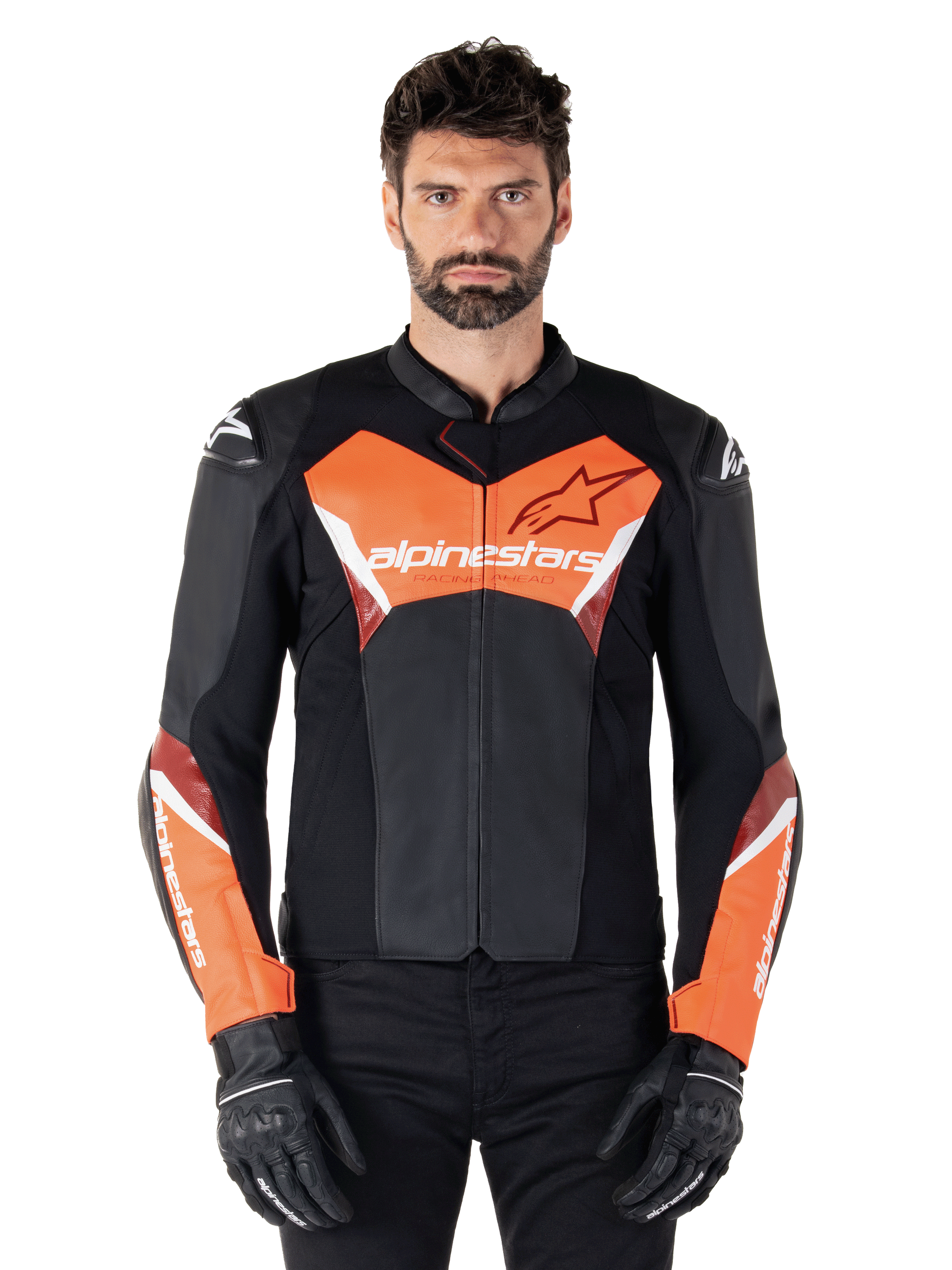 Alpinestars レザージャケット 黒/黄/赤EU50 最安値ken Alpinestars レザージャケット 黒/黄/赤EU50 最安値ken
