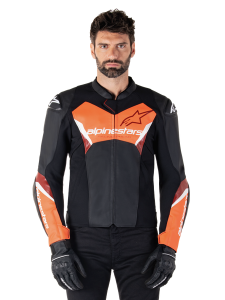 Faster V3 Leather Jacket - BLACK RACING/SPORT Jackets