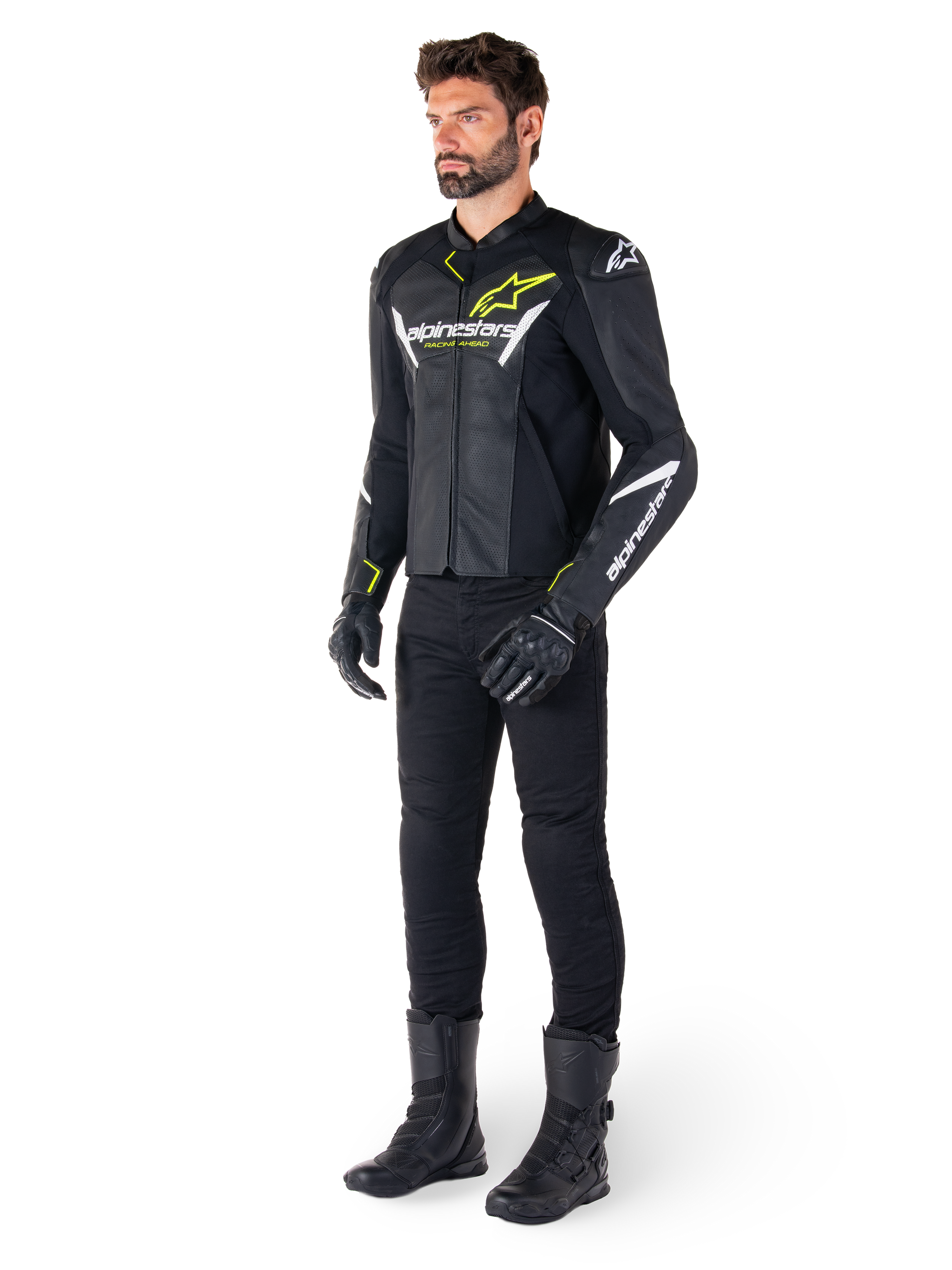 Faster V3 Airflow Lederjacke