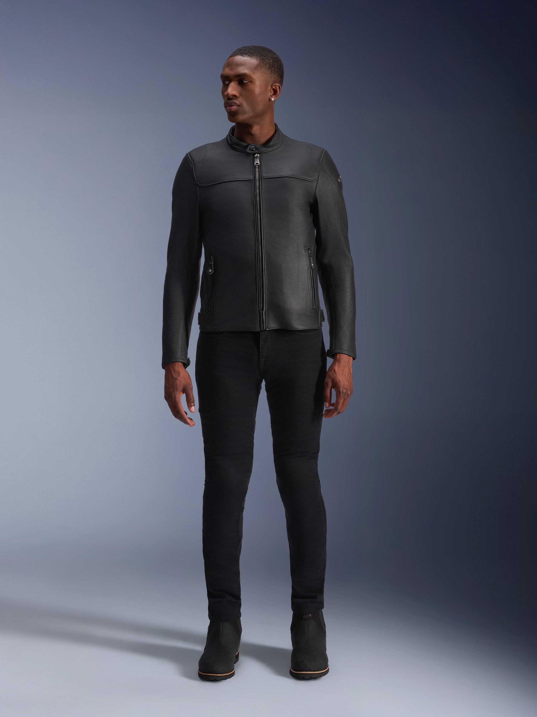 Blacktrack Lederjacke