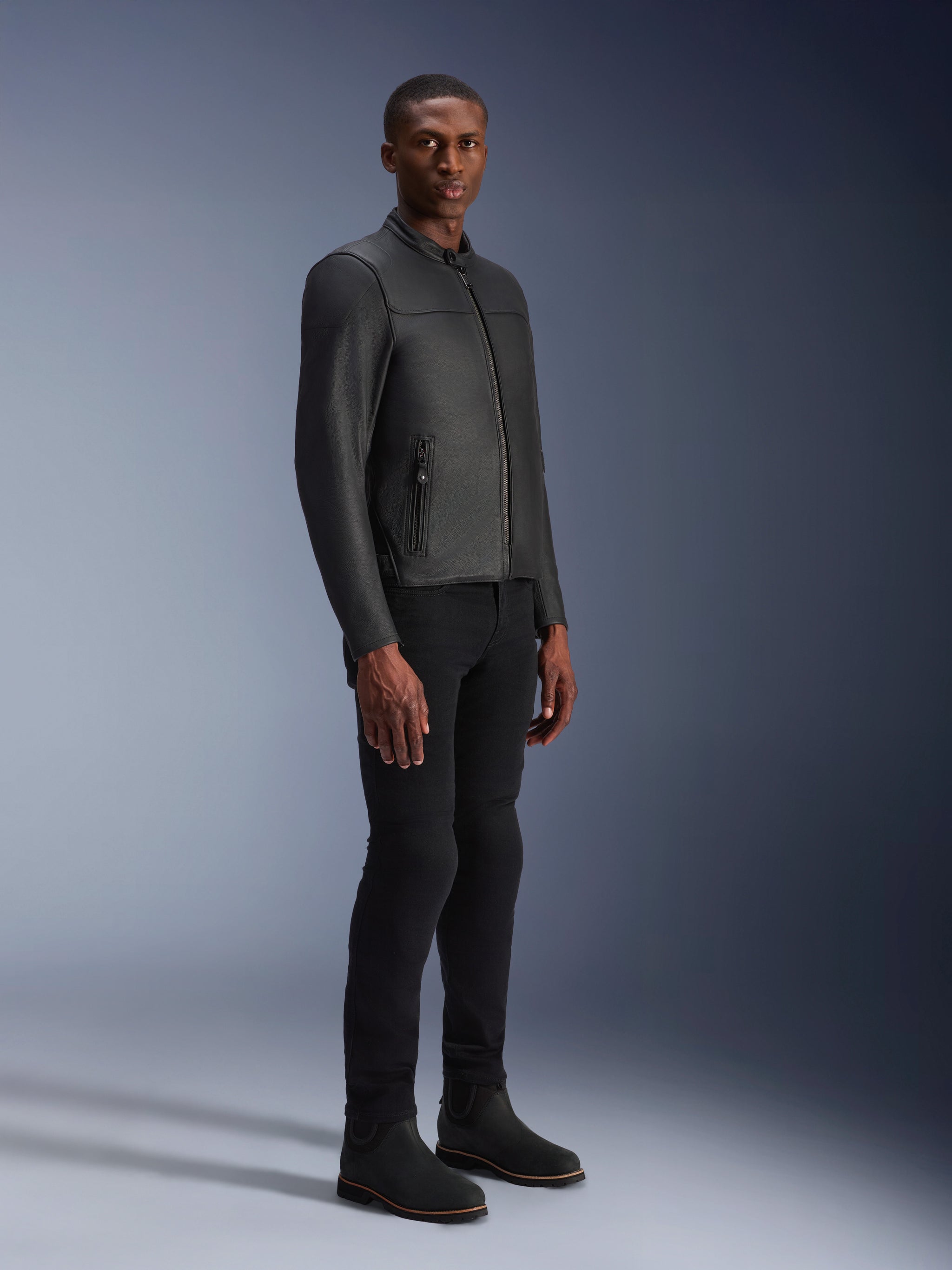 Blacktrack Lederjacke