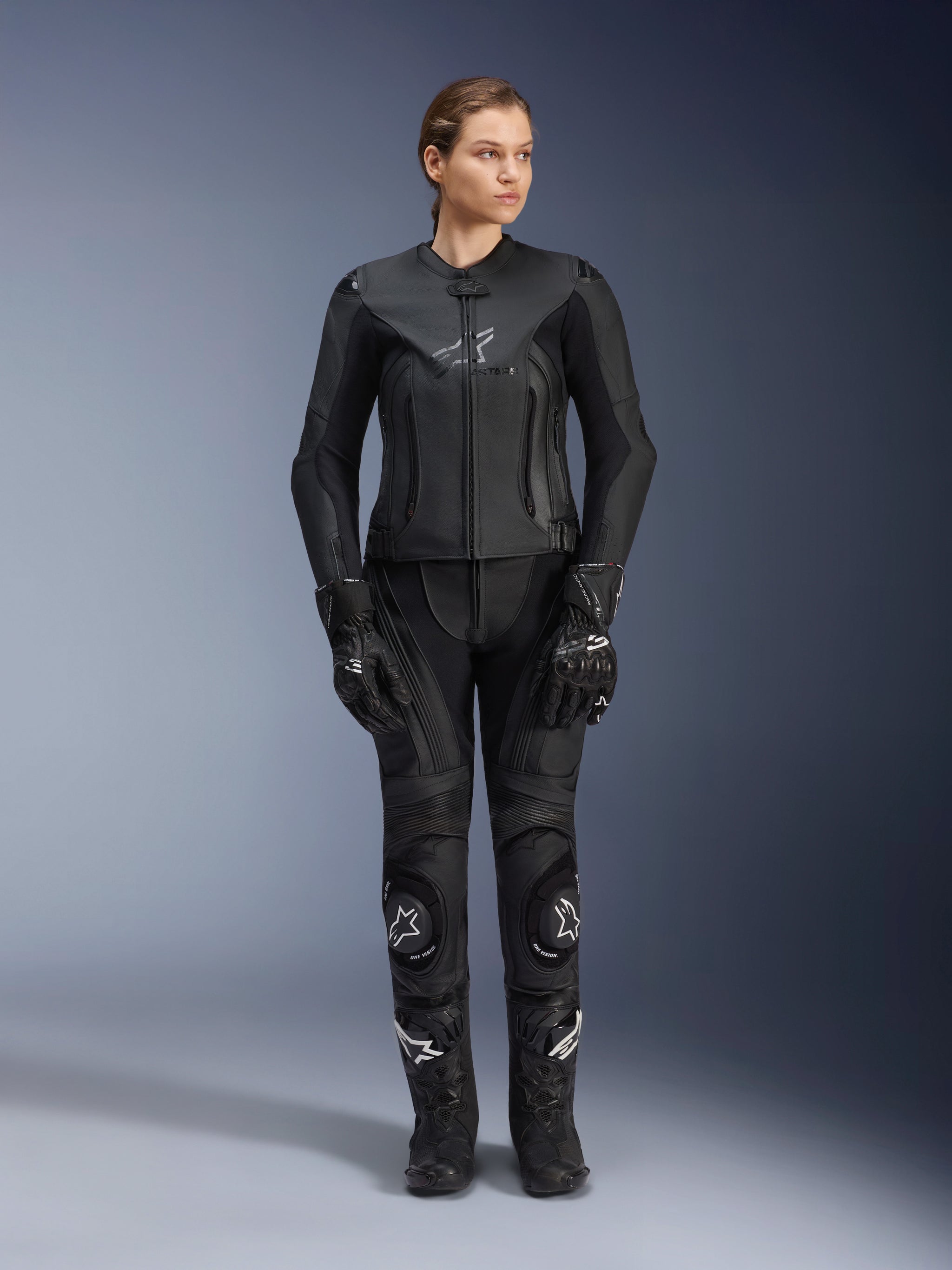 Stella GP Plus V4 Frauen Lederjacke